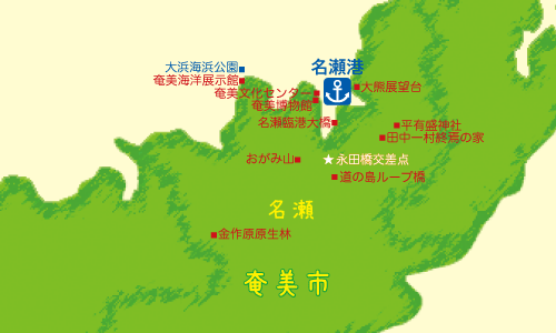 奄美大島、徳之島、沖縄島北部及び西表島」の位置・登録面積：林野庁