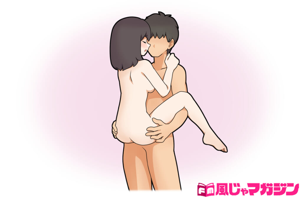 エロ漫画】男巨人×女小人みたいな身長差があるカップルが家でラブラブセックス | エロフラブログ！エロフラッシュゲーム集