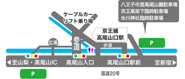 高尾山ＩＣ 圏央道入口の地図、住所、電話番号 - MapFan