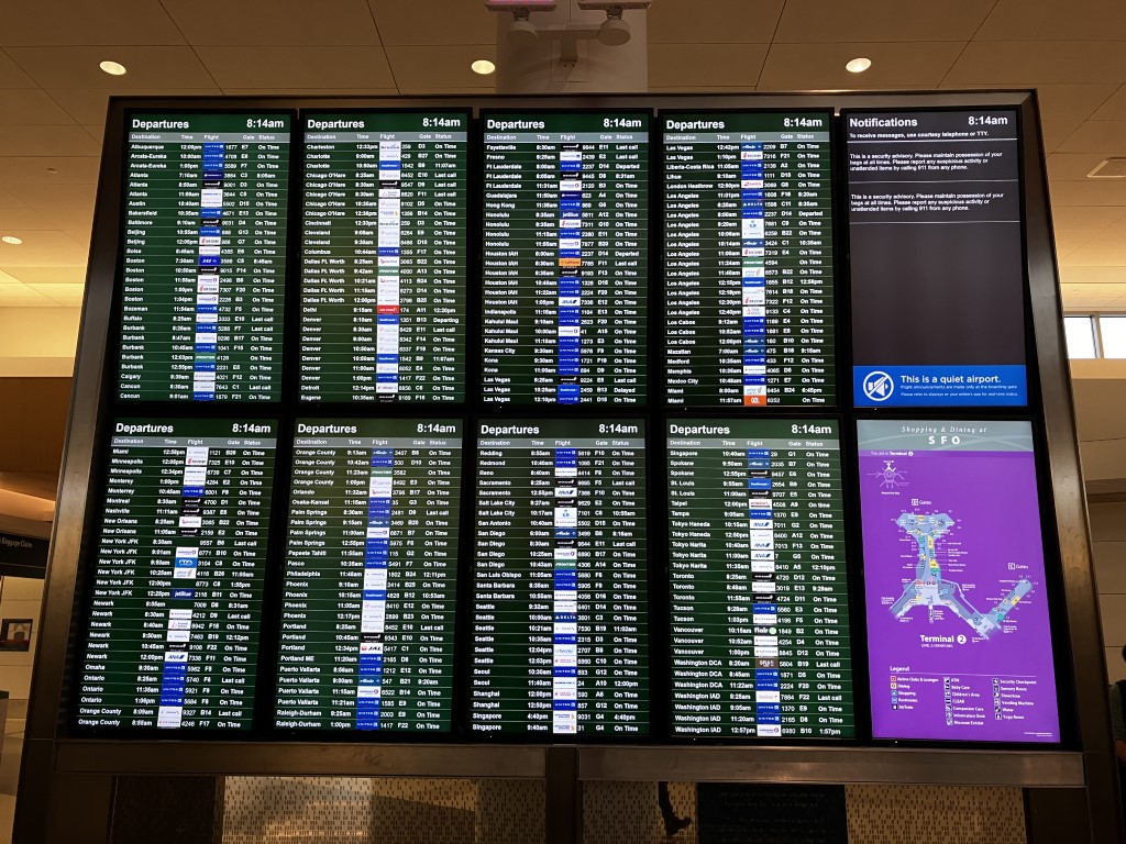 乗り継ぎ便に間に合わず、サンフランシスコに1泊した話①♪ラスベガスTOKYO食べ歩き生活