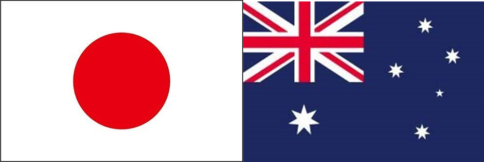 国旗と国章オーストラリアの国旗、 皆さん、さっと思い浮かびますか🤔⁉️ イギリスの植民地だった国々は、 国旗にイギリスのユニオンジャックが描かれていて、どれも似ているようで、見間違えがちです。 オーストラリアの国旗は、3つの構成になっており、 🇦🇺国旗