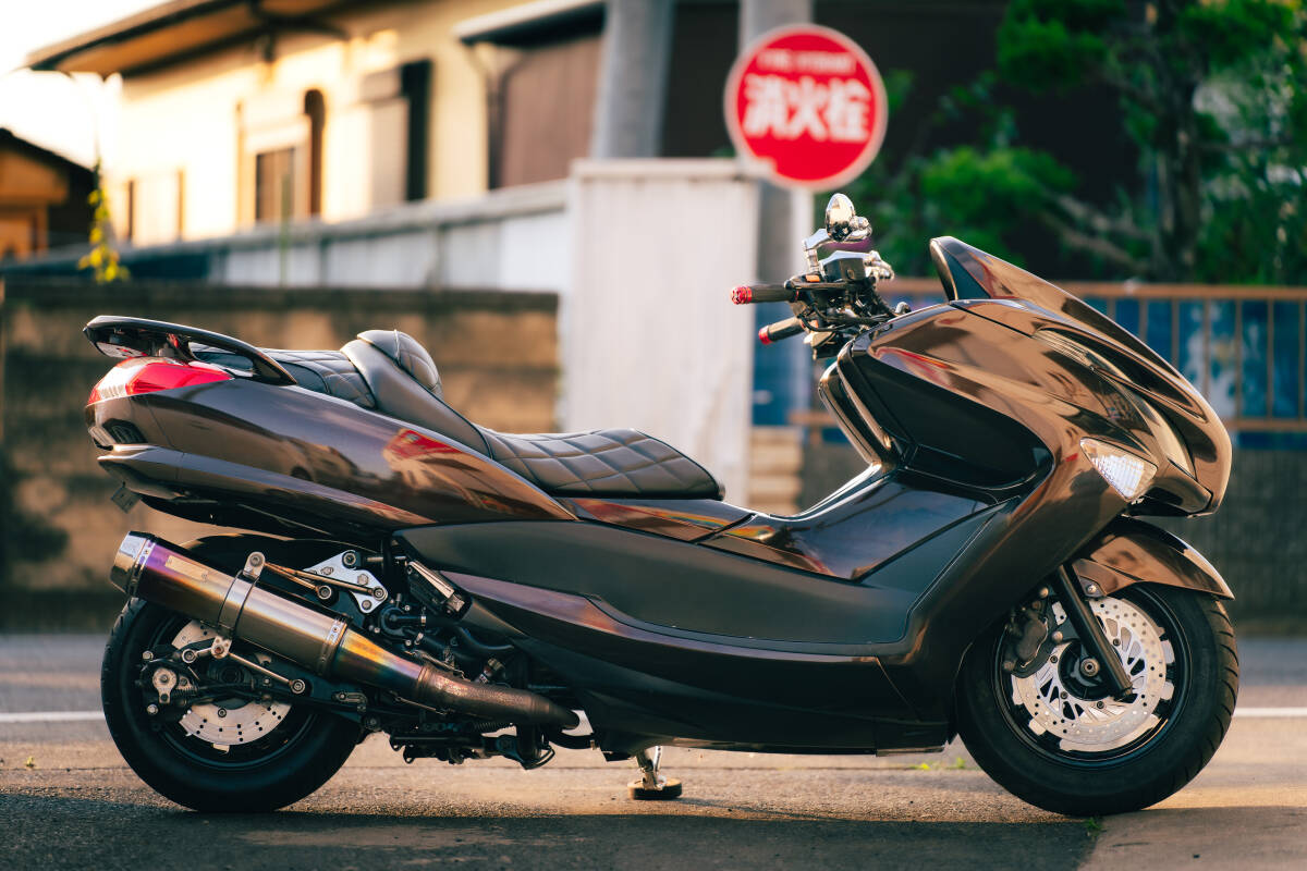 AmazonHUMAART Sports Scooter スポーツスクーター カスタムデカール フルキット ビニールステッカー、 適合 ヤマハYAMAHA XMAX 300 250 XMAX250, XMAX300 2023 2024、 デザイン番号YMXMAX253023N007-HORバイク用ステッカー・デカール車＆バイク