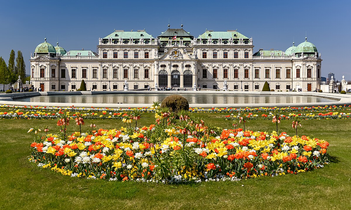ウィーンのベルヴェデーレ宮殿と庭園 優先入場ツア