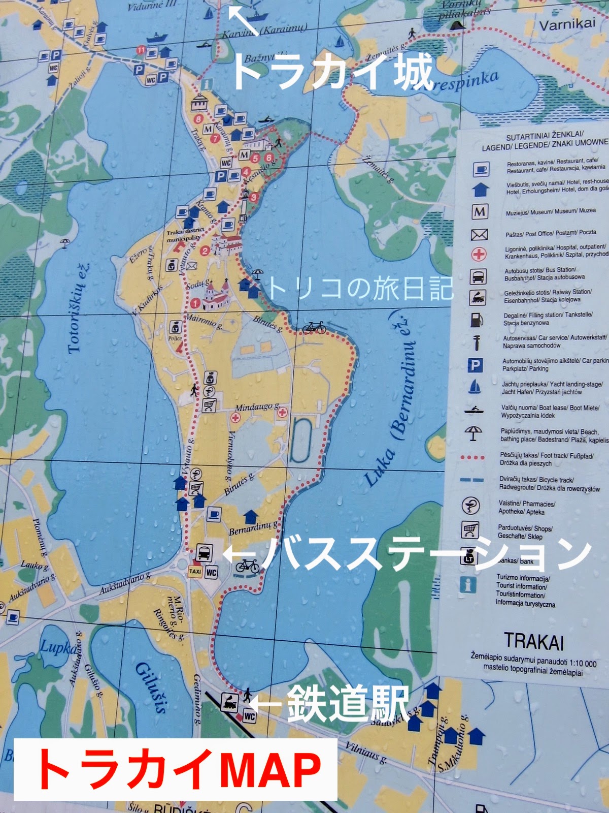 リトアニアの古都トゥラカイ 湖に浮かぶ城あおいとりっぷ