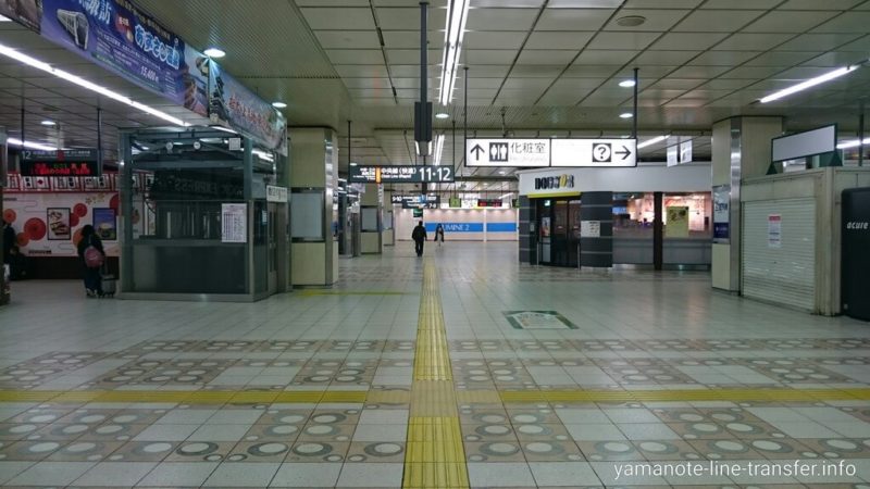 中野富士見町駅の構内図 - 駅の情報 - ジョルダン
