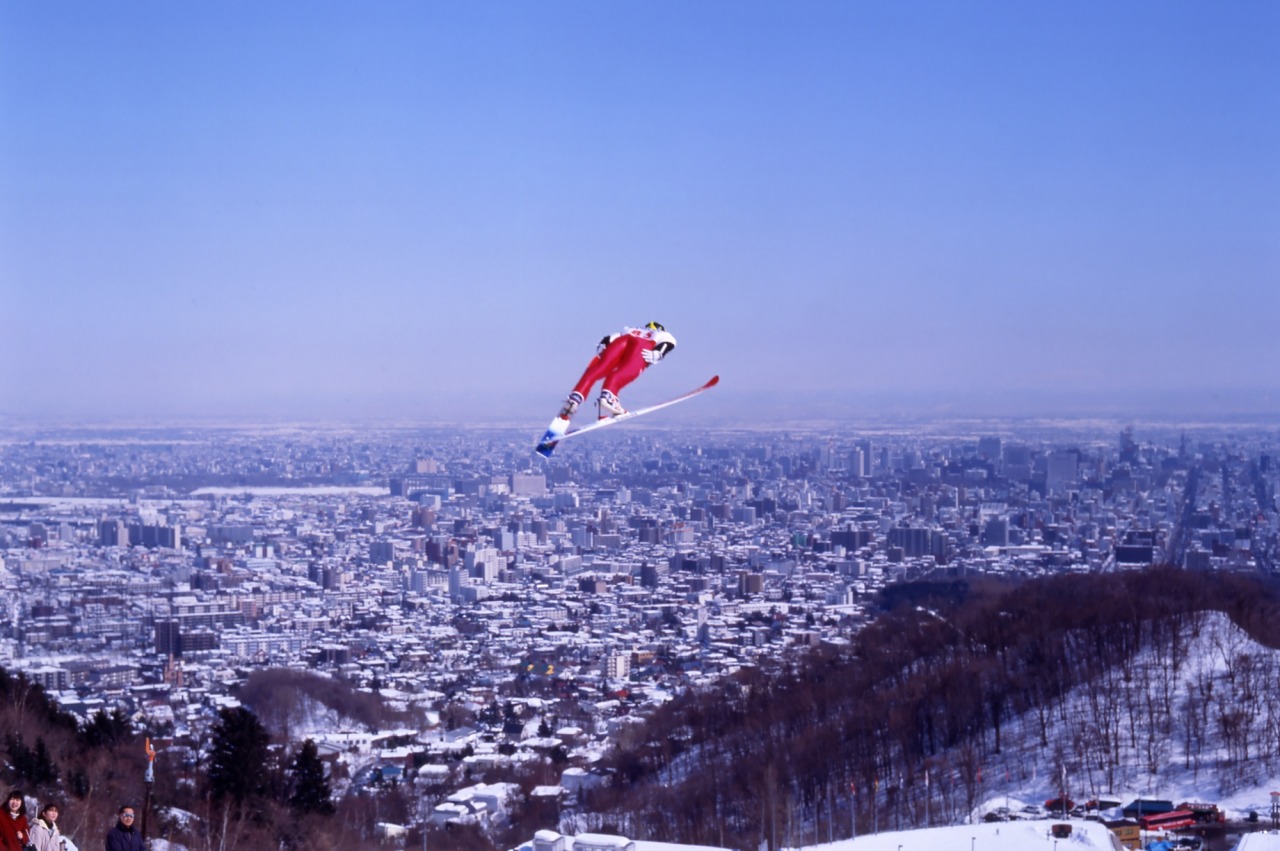 札幌市 大倉山ジャンプ競技場リフト 上り