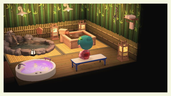 あつ森の温泉施設 - 癒しのスパと露天風呂体験