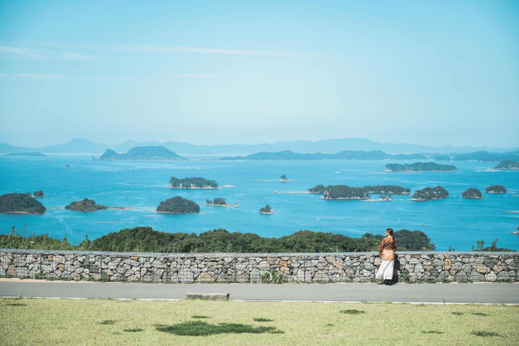 九十九島観光公園の夜景 長崎県佐世保市