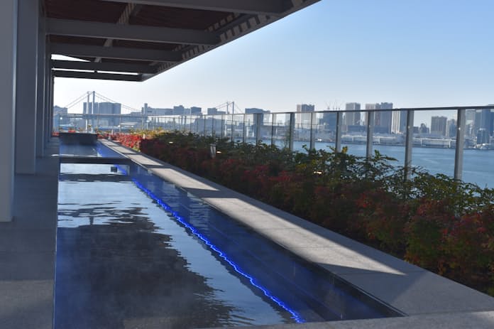 東京新スポット 江戸風街並みの豊洲千客万来！東京湾一望の足湯も素敵&あんふぁん