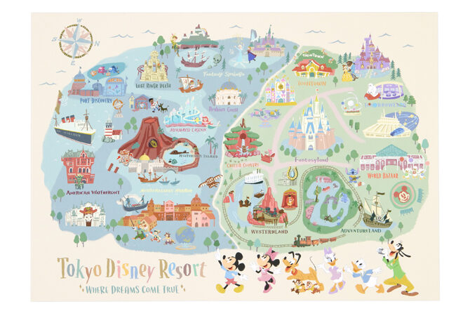 パークで便利なMAPゆうだっくのディズニーメモ