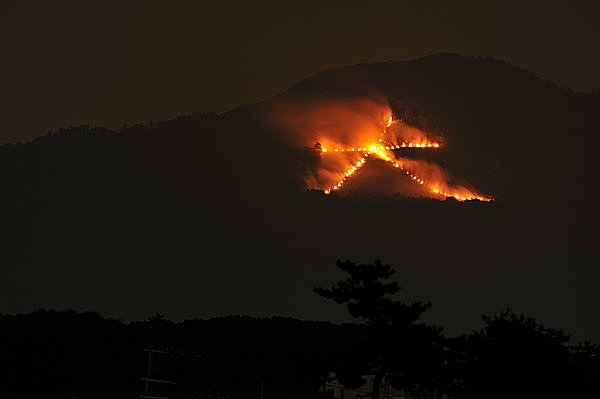 大文字送り火観賞、山頂トレッキングWatching the Daimonji Okuribi bonfire, Mount-top TrekkingVilla法然院西 公式HP