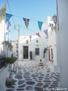 ギリシャのサントリーニ島をテーマにしたレイアウトTikTok