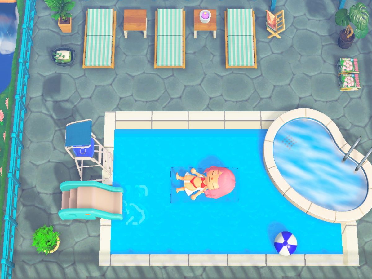 60秒で作る！あつ森のすべり台ウォータースライダ