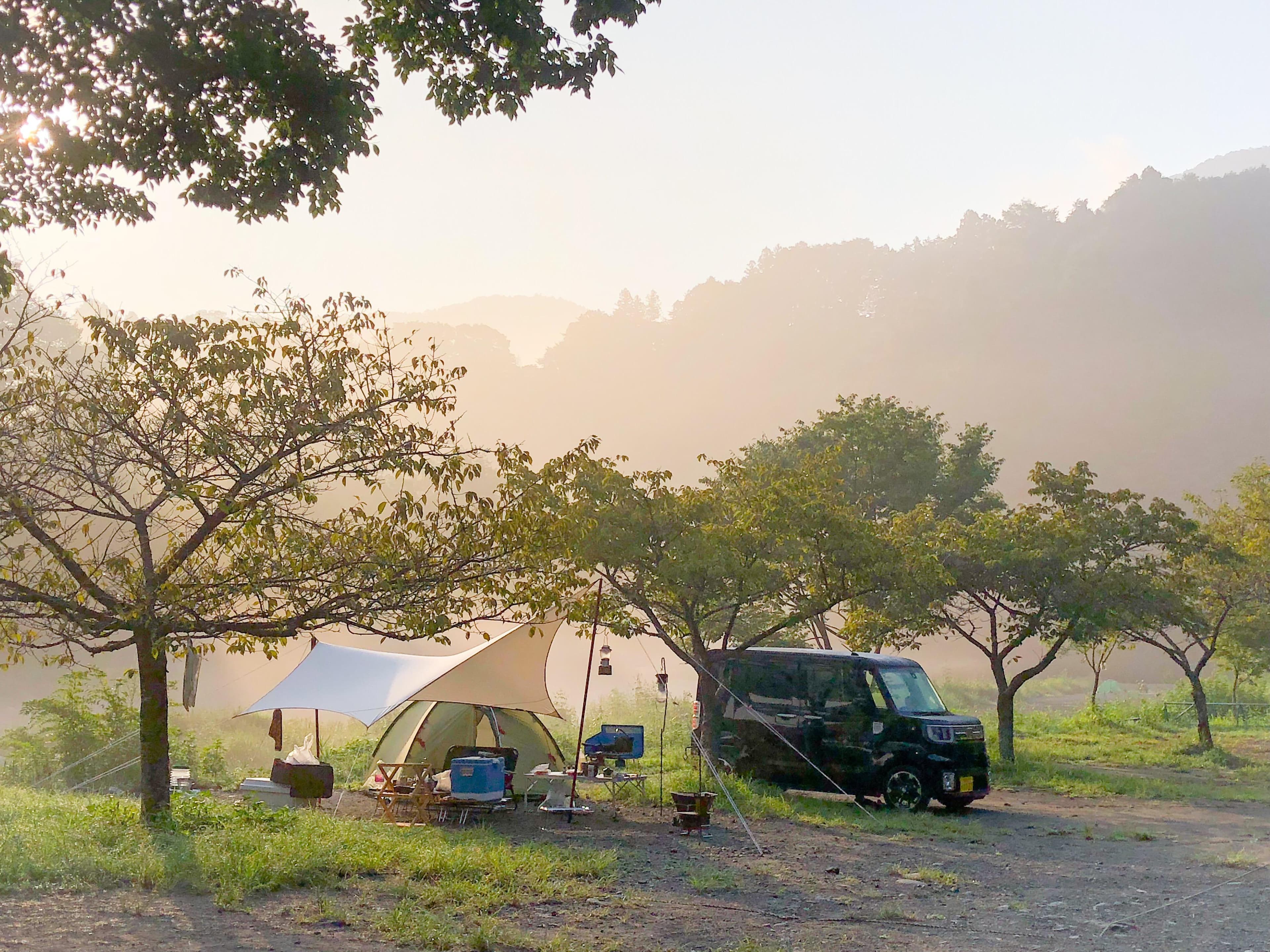 長期休業明けの青野原オートキャンプ場2021.10 - 浪費家パパのアウトドア