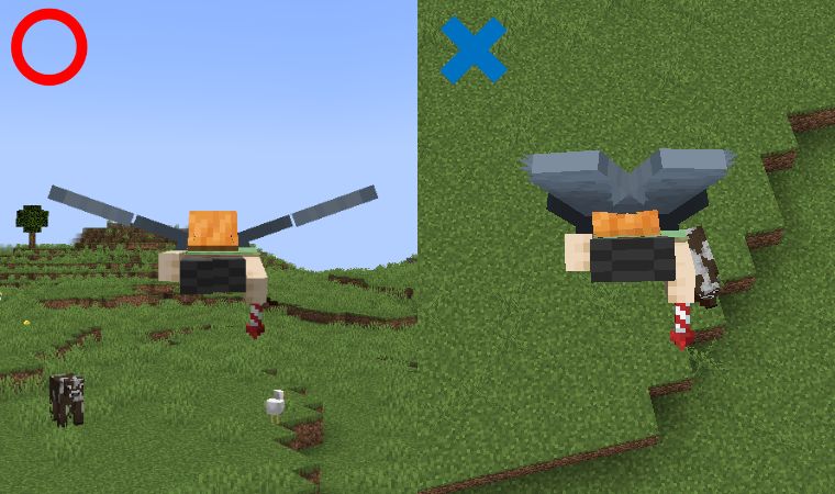 マイクラ日記 45 エリトラで無限の彼方へ！！□太郎