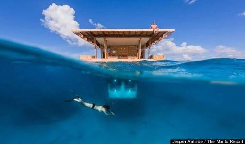 フィジーの海中ホテル - 海人の深深たる海底に向いてー深海の不思議