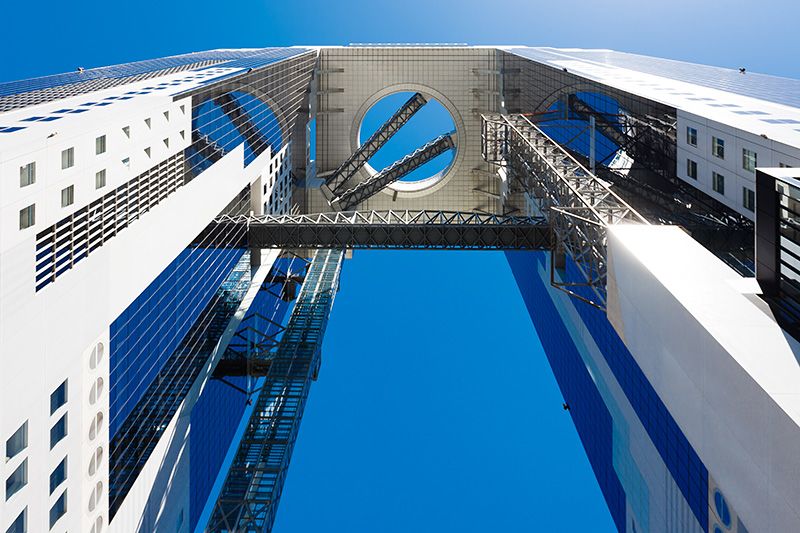 梅田スカイビル空中庭園展望台から京都方面への眺めの写真素材242493250 毎月1点無料 フリー のストックフォト イメージマート