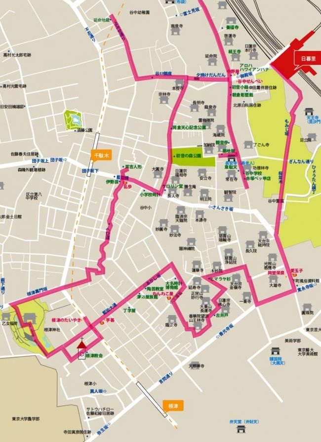 谷中マップ -谷中ぎんざ公式HP