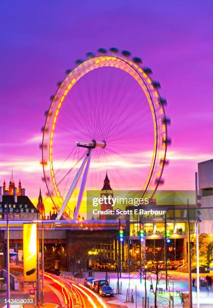 ロンドン・アイと夕暮れのロンドンの風景 イギリスの風景Beautiful Photo.net世界の絶景 美しい景色
