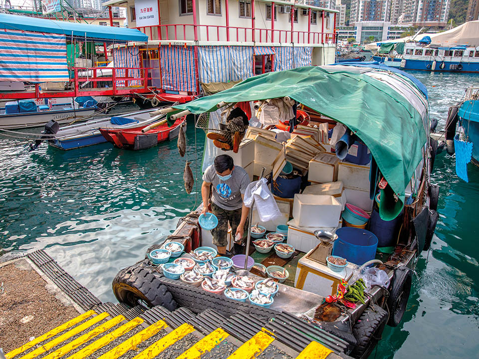香港アバディーン サンパン ツアー貸切ボート観光とグルメ ツアー船上で有名なアバディーン ヌードルを味わう - KKday