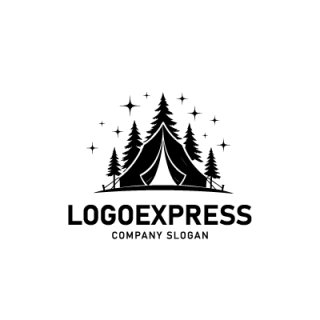 キャンプ場のロゴマーク一覧ロゴデザインやロゴマーク制作 - logo-express