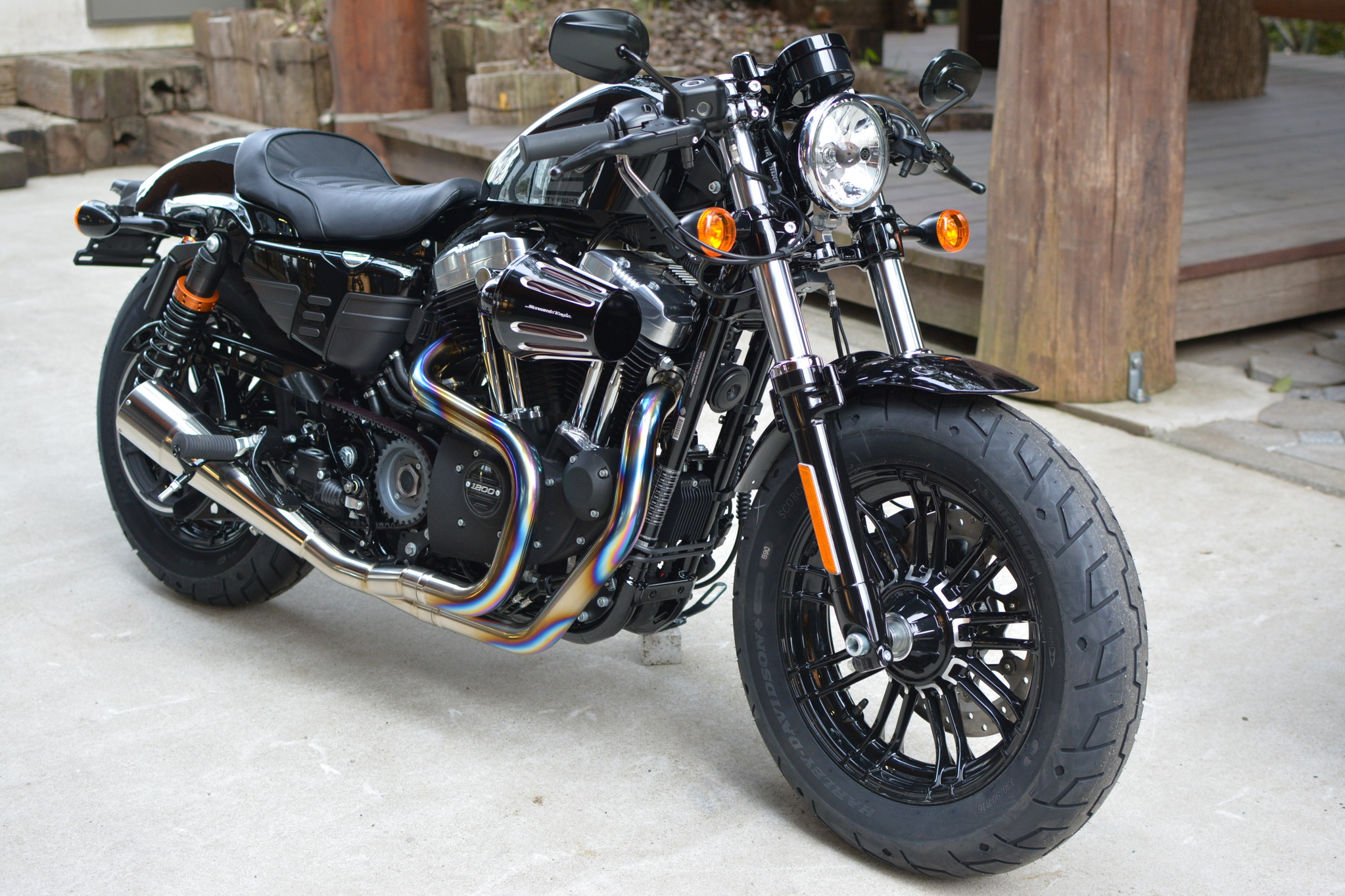 SR400 カフェレーサーカスタム 車検あり