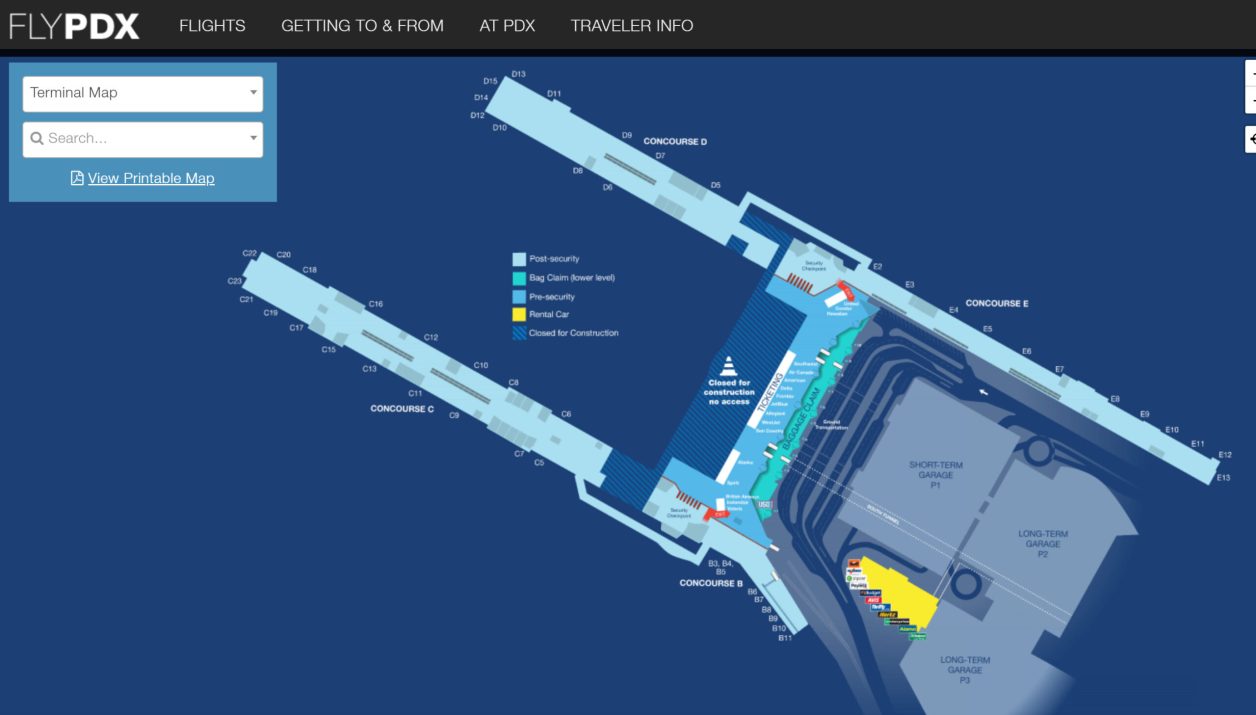 ポートランド国際空港、どんな空港？就航都市、フライト情報など、利用者ガイドFlyTeam フライチーム