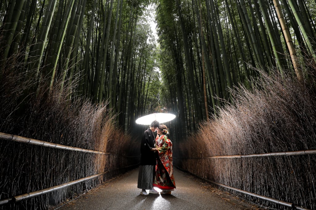 嵐山で前撮り