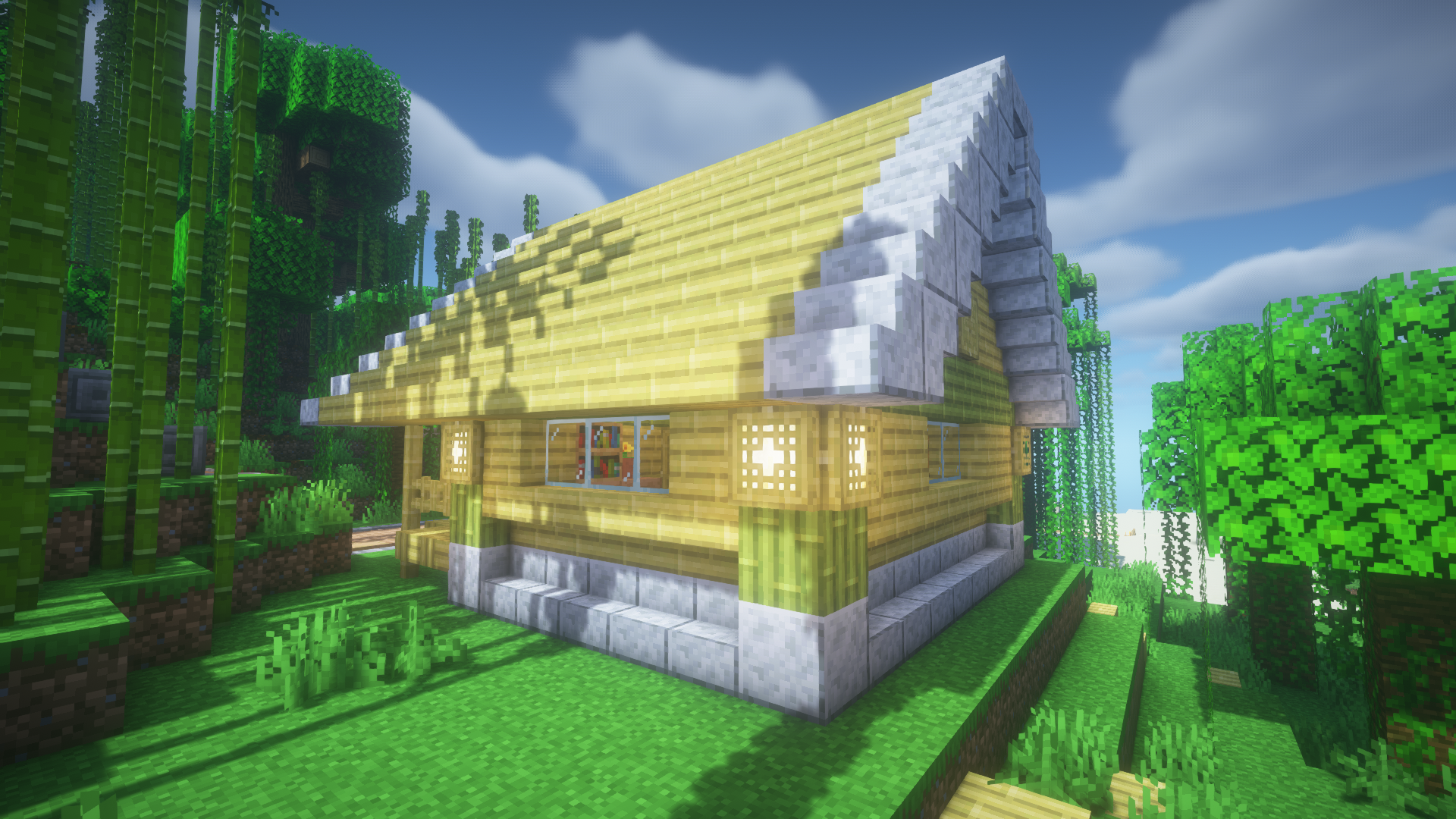 Minecraft: How To Build a Cherry Blossom HouseJapanese House桜を使った家の作り方 和風建築