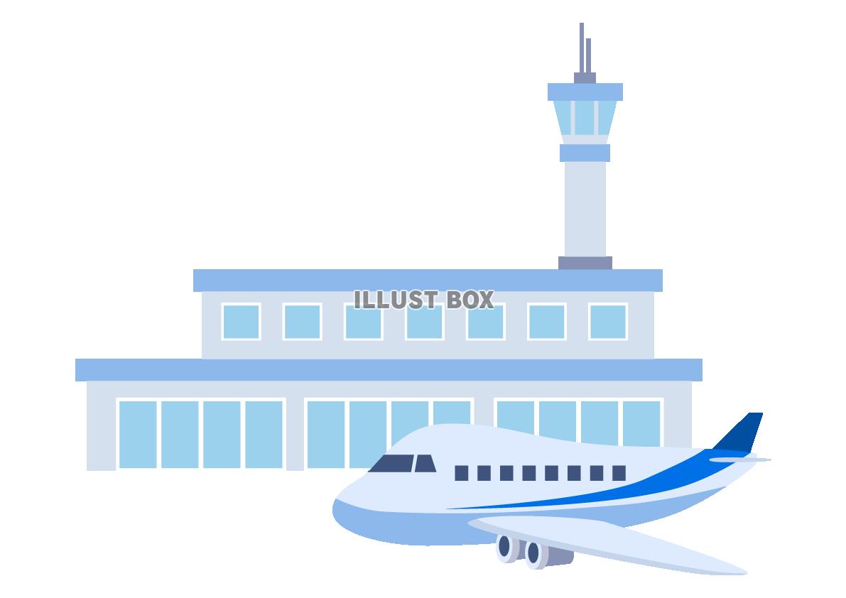 飛行機と空港のイラストのイラスト素材81367711- PIXTA