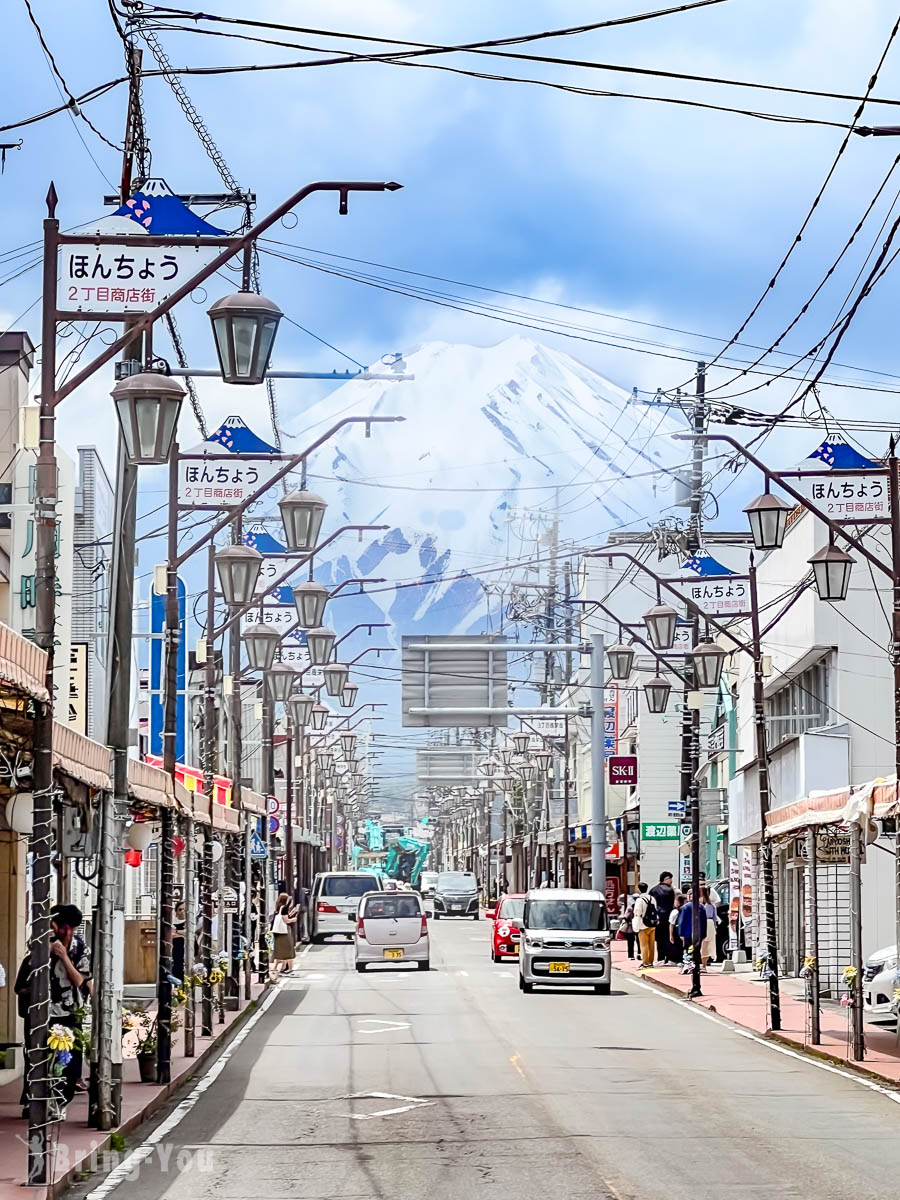 吉田本町の商店街から見た富士山 by kiichi1972ID：9245789- 写真共有サイト:PHOTOHITO