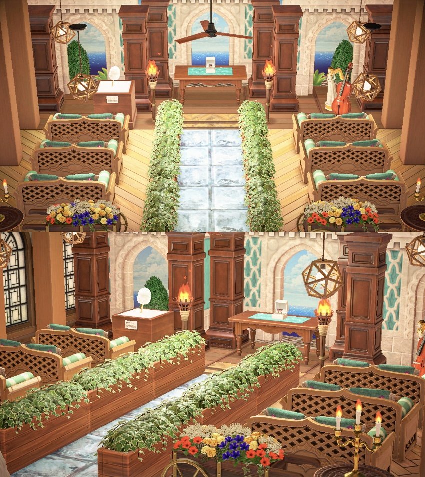 あつ森 桟橋と砂浜のレイアウト～かっぺいの離島ツアーの待合スペース～ - マイミーボックス myme box