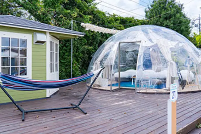 ドームテントに専用BBQ小屋でプライベートな非日常空間。那須高原にグランピング施設「那須ハミルの森」オープンTRAVELFASHIONHEADLINE