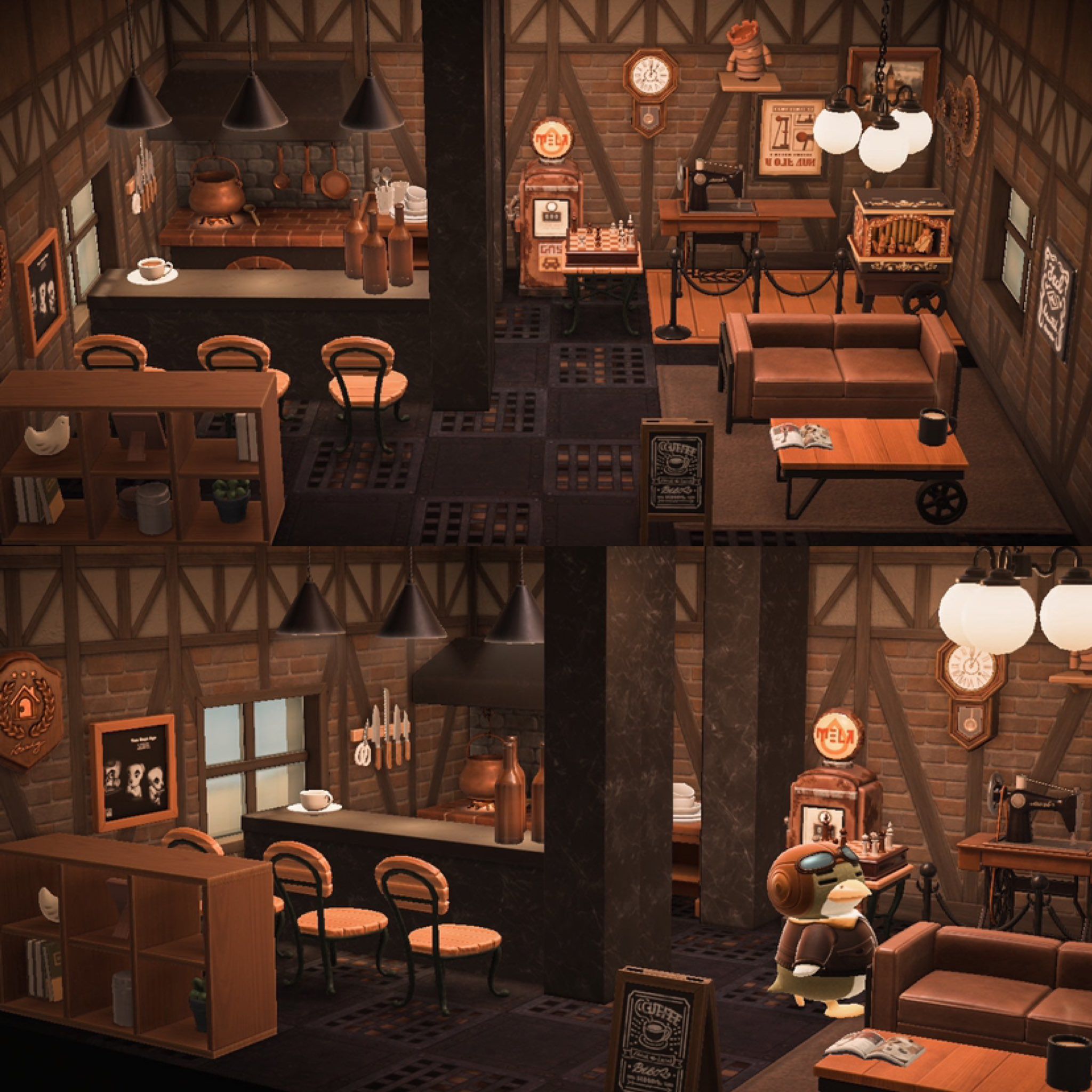 ハピパラ カフェ レイアウトTikTok