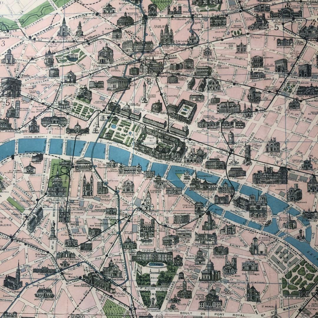 パリ市地図-地図のパリ市場Île-de-France-フランス