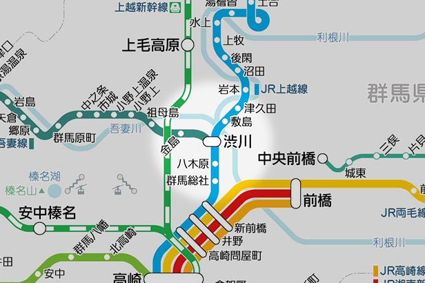 JR渋川駅＠上越線,吾妻線 : えきめぐりすとの各駅探訪