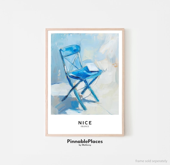 ニースフランスのプロムナードデザングレの青い椅子 - プロムナード・デ・ザングレのストックフォトや画像を多数ご用意 - プロムナード・デ・ザングレ,ニース, フランス - iStock