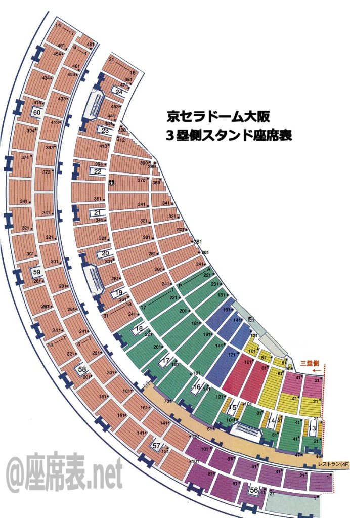 京セラドーム大阪の会場情報 ライブ・コンサート、座席表、アクセス- イープラス