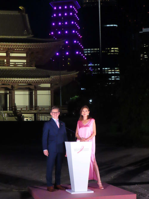 今日の東京タワーはピンク🩷 「BLACKPINK BORN PINK TOKYO TOWER LIGHT UP」吉田由美ちゃんねるサウスポーピンクリボン運動shortsshort - YouTube