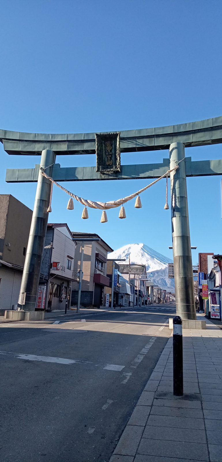 吉田本町の商店街から見た富士山 by kiichi1972ID：9245789- 写真共有サイト:PHOTOHITO