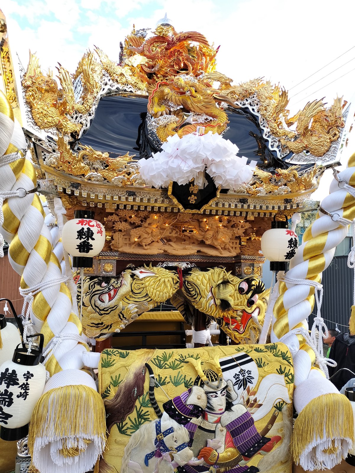 松原八幡神社本宮灘のけんか祭り宇佐崎屋台宮入 令和４年１０月１５日