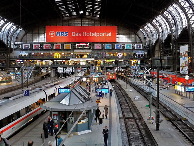 ハンブルク中央駅の紹介 - ジージのドイツ散歩