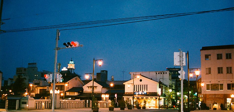 松江の繁華街写真永田ゲンゴロウ