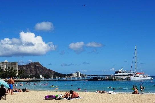 デューク・カハナモク・ビーチ＆ラグーンハワイ123ドットコム