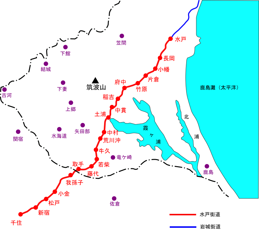 旧国名と五畿七道