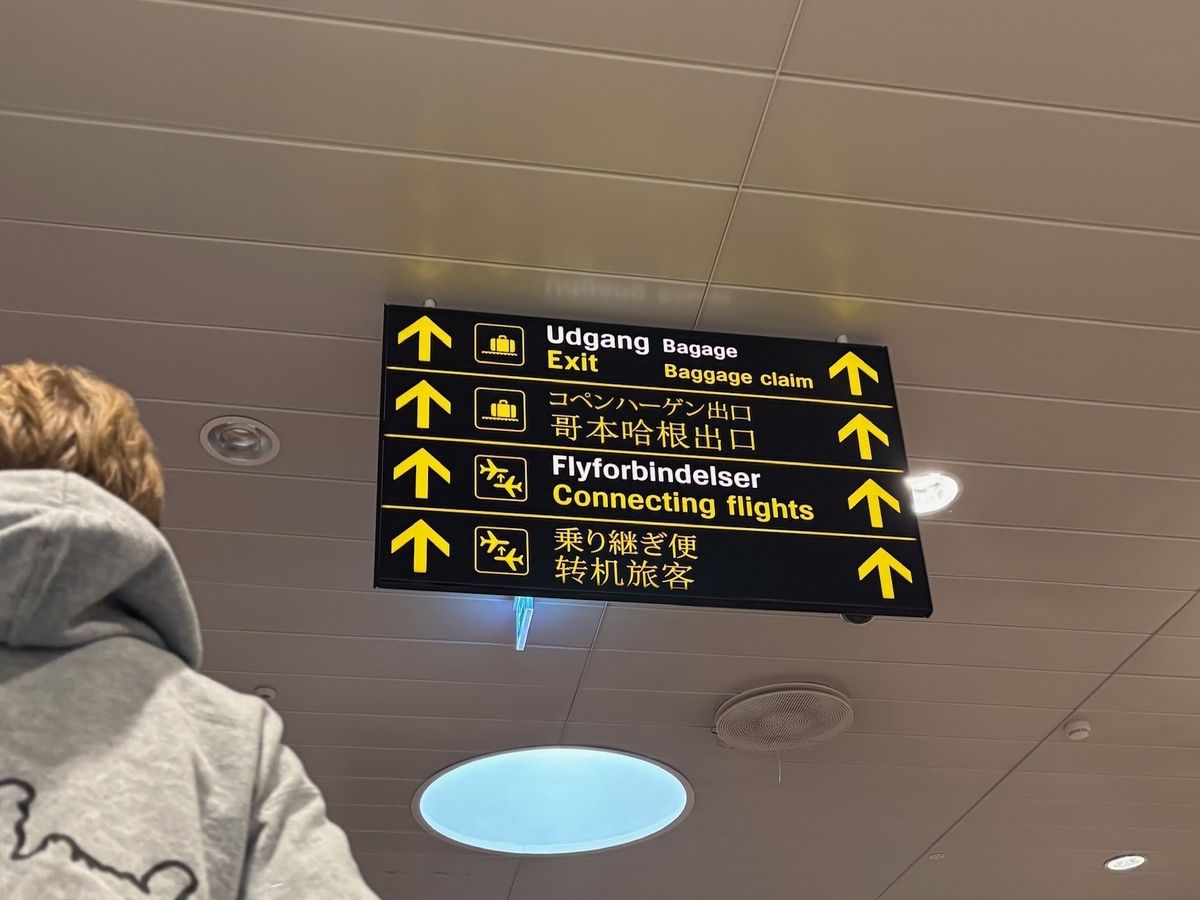 コペンハーゲン空港でのレンタカ