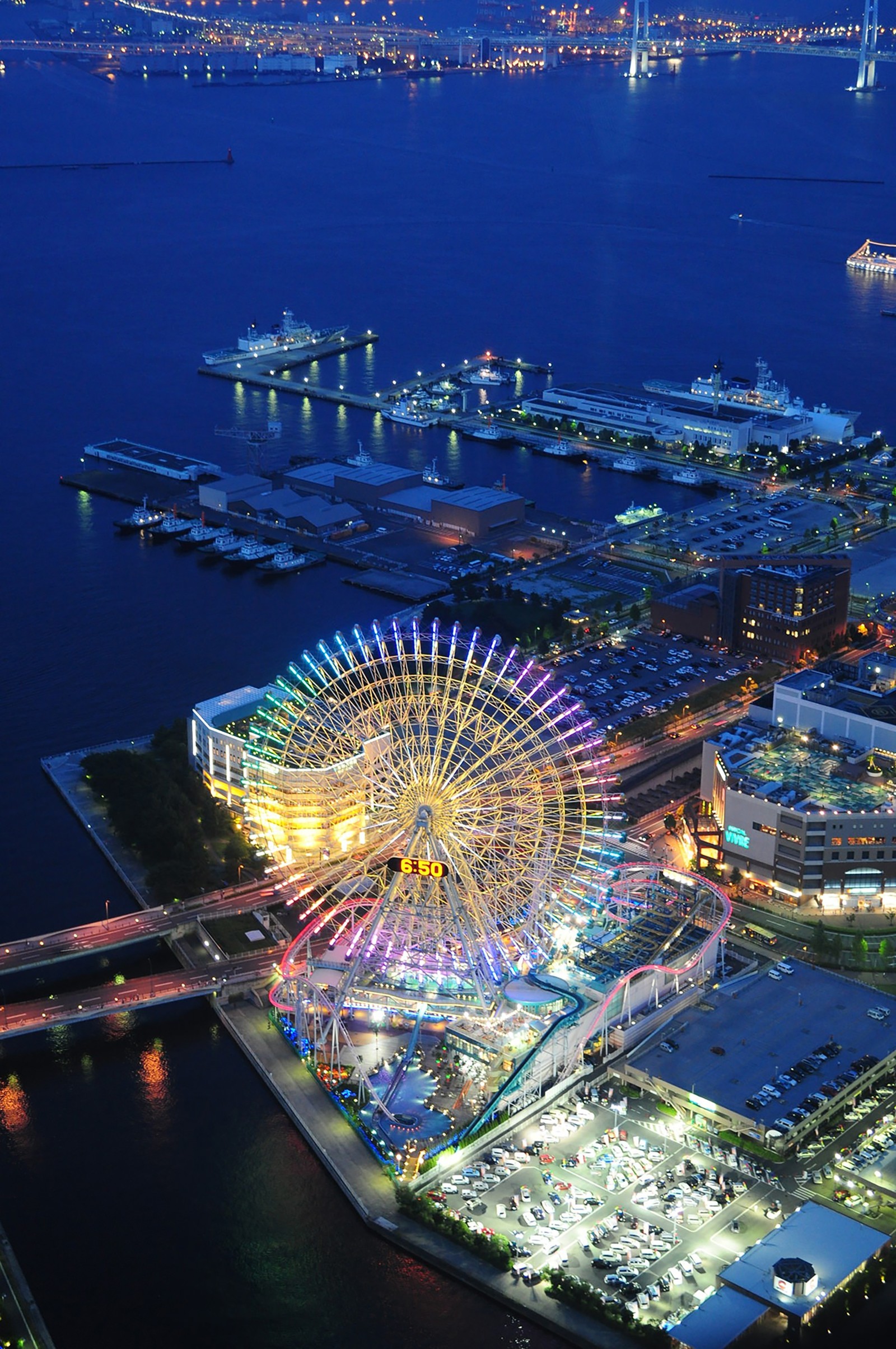 ループ橋とレインボーブリッジの夜景スポットはここ！東京の芝浦埠頭で写真撮影してきた！αのEVFが見せる世界