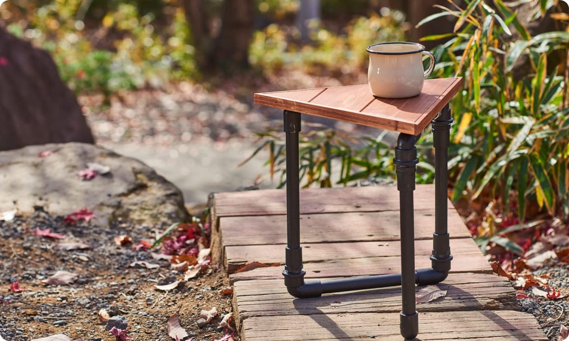 キャンプ用ローテーブルを自作したよ！～DIY作品～MIC DIY BLOG