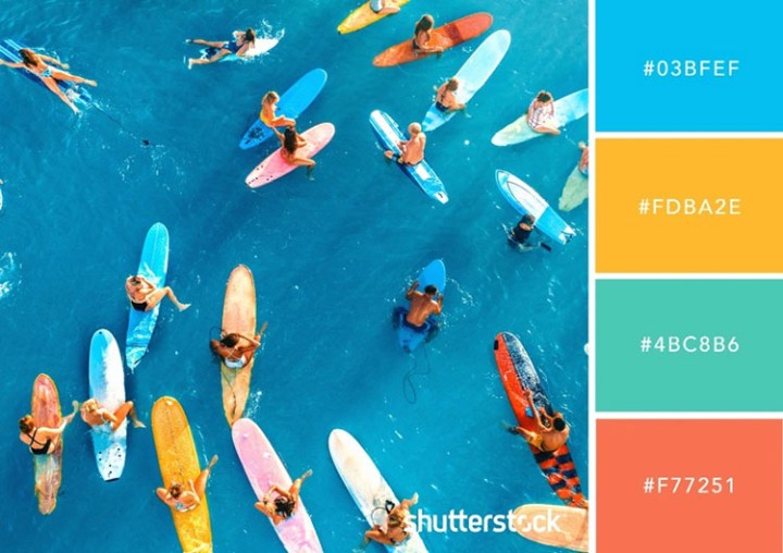 水面に映る空の色アロハストリート-ハワイ