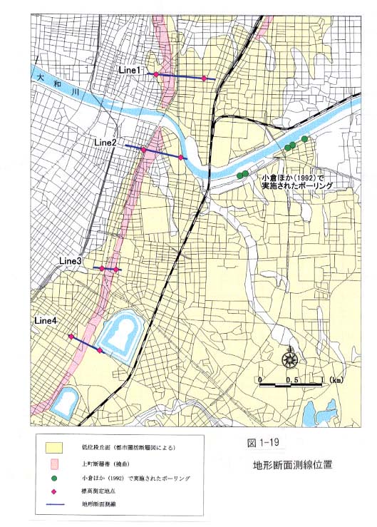 日本の地形千景 大阪府：大阪市上町台地の「おほの型集落」